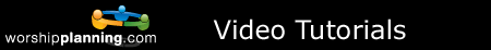 WorshipPlanning.com Videos